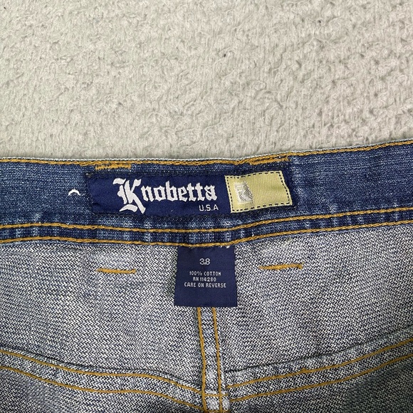 Vintage y2k baggy jean shorts - Picture 3 of 4